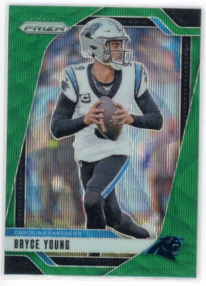 2024 Prizm #37 Bryce Young Prizm Green Wave