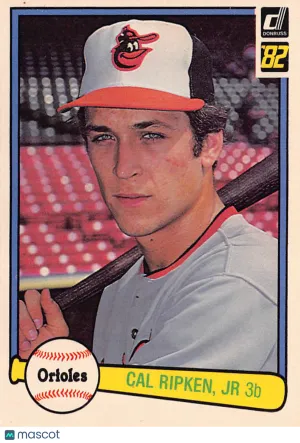 1982 Donruss Cal Ripken Jr. Rookie #405 Baltimore Orioles