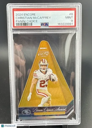 2024 Panini Encore Christian McCaffrey #8 [Base] Insert PSA 9