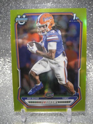 2026 Bowman Chrome U Yellow Mojo Refractor /275 TJ Abrams GATORS RC