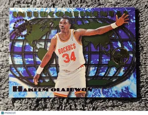 1995 Topps Stadium Club Intercontinental #IC1 Hakeem Olajuwon Members Only