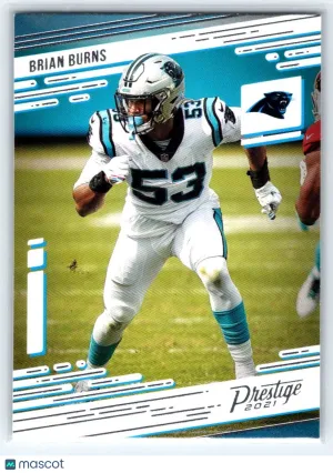 2021 Panini Prestige Brian Burns #79 Carolina Panthers