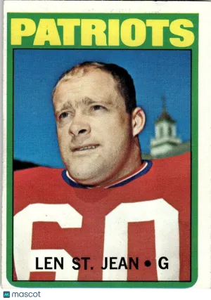 1972 Football Card Len St. Jean #23