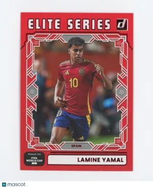 Lamine Yamal 2025 Panini Donruss Elite Series Road to FIFA World Cup #25 Red Spain