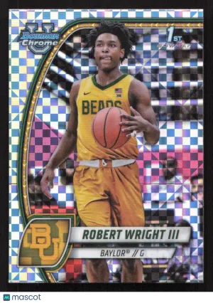 2024-25 Bowman University Chrome Robert Wright III #15 X-Fractor