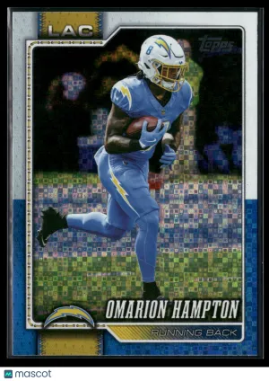 2026 Topps Chrome Omarion Hampton #107 X-Fractor