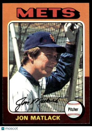 1975 Baseball Card Jon Matlack #290