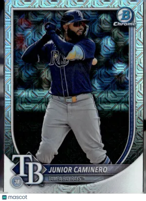 2025 Bowman Chrome Junior Caminero #13 Mojo Refractor