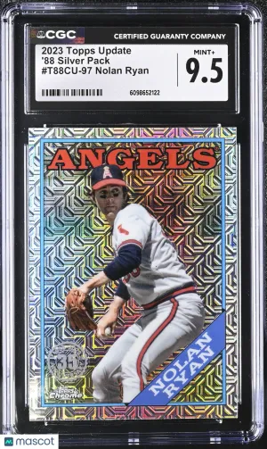 2023 Topps Update Nolan Ryan '88 Silver Pack #T88CU-97 CGC 9.5 Los Angeles Angels