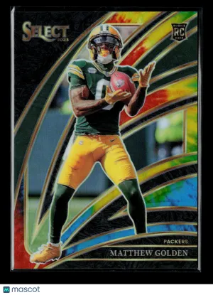 2026 Panini Select Matthew Golden #267 Tie-Dye Prizm RC 25/25