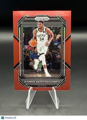 Giannis Antetokounmpo 2022-23 Prizm #96 Red 261/299 - Milwaukee Bucks