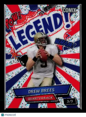 2025 Wild Card Comix Drew Brees #ACLRB-DB 3/3