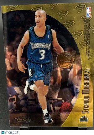 1998-99 Topps Finest Mystery Finest Allen Iverson Stephon Marbury #M36 Refractor Parallel/Variety Base Set