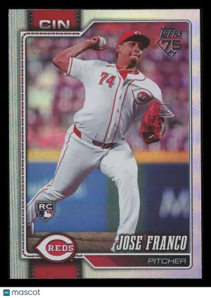 Jose Franco 2026 Topps Update Series Rainbow Foil RC #US79 Cincinnati Reds