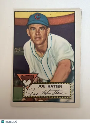 1952 Topps Joe Hatten #194 NO Creases