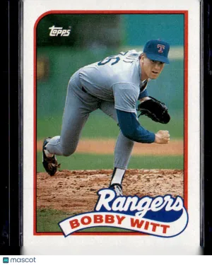 1989 Topps Bobby Witt #548