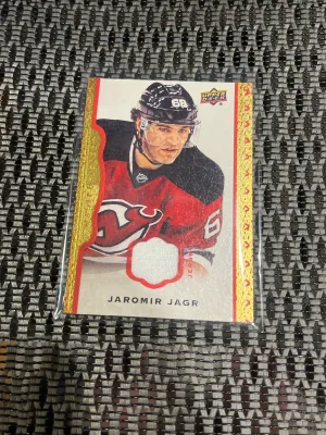 2014 Jaromir Jagr Masterpieces Patch /85 front