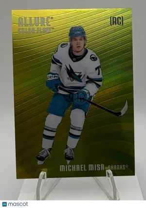 2025 Upper Deck Allure Hockey Michael Misa #CF-MM Yellow-Green Rookie