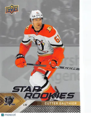 2024-25 Upper Deck Star Rookies Box Set Cutter Gauthier #1 Anaheim Ducks