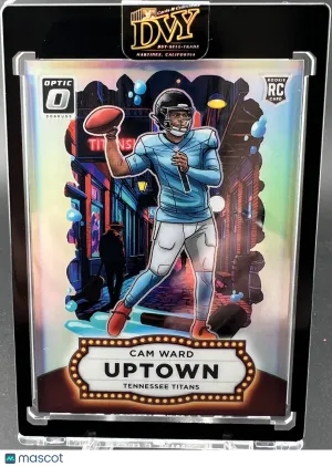2025 Panini Donruss Optic Cam Ward Uptown RC Tennessee Titans