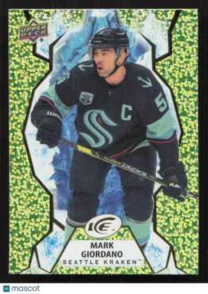 2021-22 Upper Deck Ice Mark Giordano #22 Green
