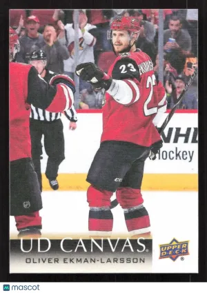 2018-19 Upper Deck Oliver Ekman-Larsson #C123 UD Canvas