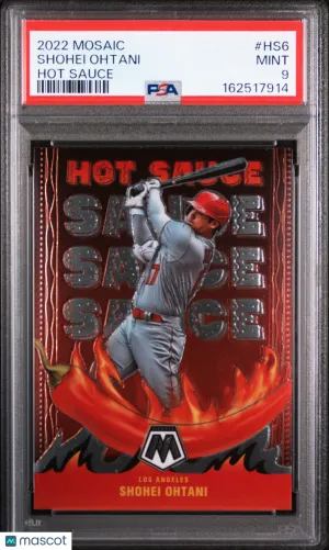 2022 Panini Mosaic Hot Sauce Shohei Ohtani #HS6 front