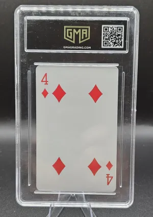 1978 Landsman Playing Card RARE Jackie Robinson GMA GEM MT 10 back