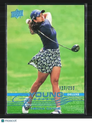 2026 Upper Deck Golf Young Guns Deluxe Megha Ganne #121 127/250 Stanford Cardinal Golf Trading Card