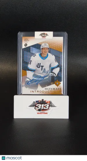 2024-25 Upper Deck Ultimate Collection Aku Raty #UI-AR Copper Auto