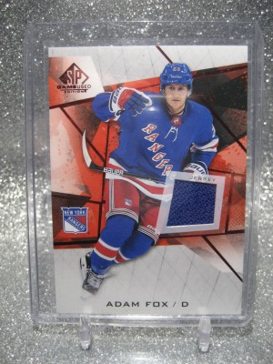 2021-22 Upper Deck SP Game Used Red Jerseys Adam Fox #79