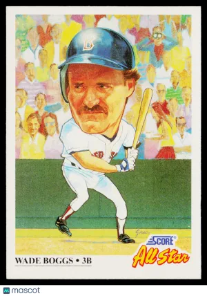 1991 Score Wade Boggs #393