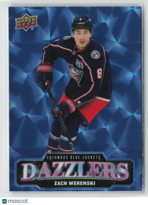 2026-27 Upper Deck Series 1 Dazzler Zach Werenski #DZ-9 Blue
