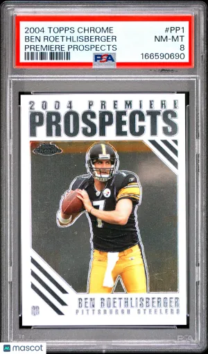 2004 Topps Chrome Premiere Prospects Ben Roethlisberger #PP1 front