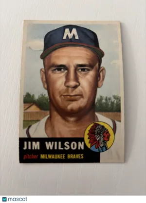 1953 Topps Jim Wilson #208 Nicely Centered EX-NM