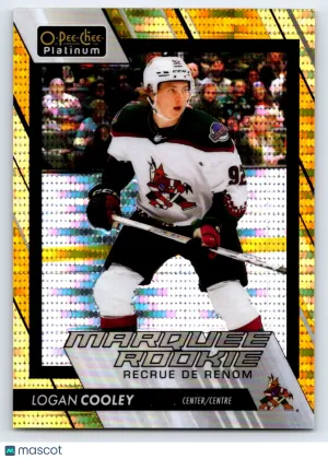 2024 O-Pee-Chee Platinum Logan Cooley Seismic Gold Rookie 09/50