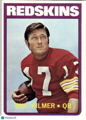 1972 Football Card Bill Kilmer #18
