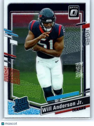 2023 Donruss Optic Will Anderson Jr. #246 RC Houston Texans