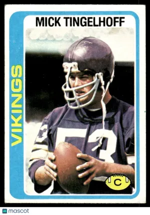 1978 Football Mick Tingelhoff #451