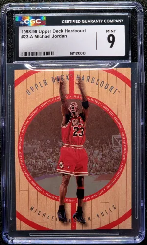 1998-99 Upper Deck Hardcourt #23-A MIchael Jordan CGC 9