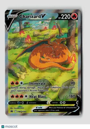 Pokemon SWSH: Sword & Shield Promo Cards Charizard V FA #SWSH260