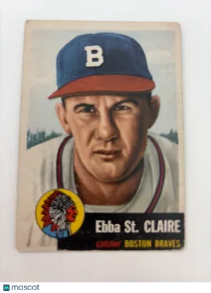 1953 Topps Ebba St. Claire #91 VG-EX