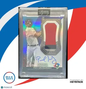 Topps Dynasty Paul Goldschmidt World Baseball Classic Auto Patch #DWBC-PG2 USA