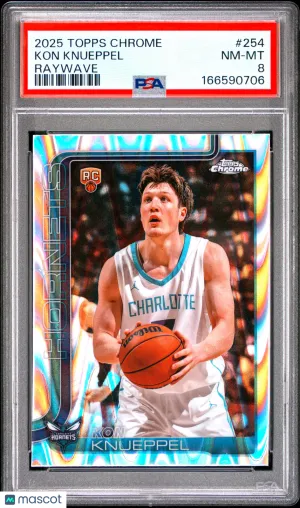 2025 Topps Chrome Kon Knueppel #254 Raywave front