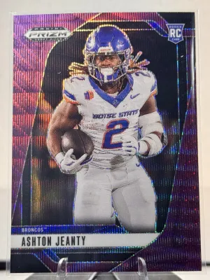 2025 Panini Prizm Draft Picks - Ashton Jeanty #13 Purple Wave Prizm (RC)