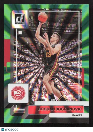 2022-23 Donruss Bogdan Bogdanovic #63 Holo Laser Green