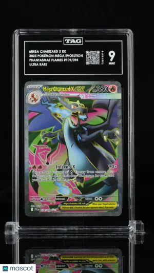 Pokémon Mega Evolution Mega Charizard X ex TAG 9 #109/094