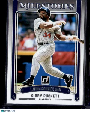 2025 Panini Donruss Milestones Kirby Puckett #6