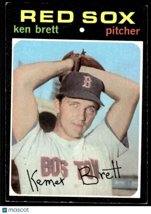 1971 Baseball Card Ken Brett #89