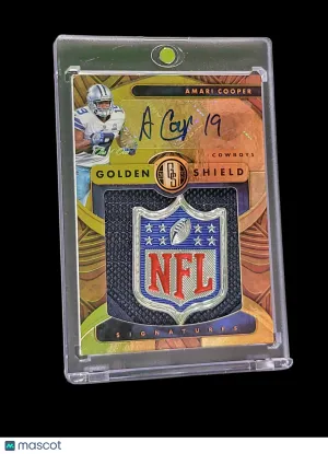 2021 Panini Gold Shield Amari Cooper #GSS-AC 1/1 NFL Shield Patch